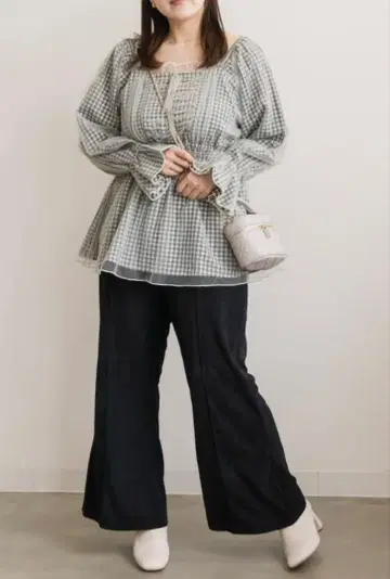 [거의 미사용] CLETTE 코듀로이 플레어 팬츠 블랙/4XL