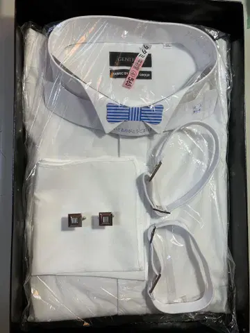 모닝용 차이나 칼라 와이셔츠