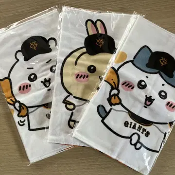 치이카와 x 요미우리 자이언츠 부드러운 페이스 타월