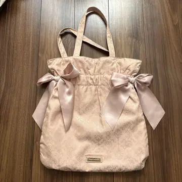 Maison de FLEUR 리본 포함 토트백