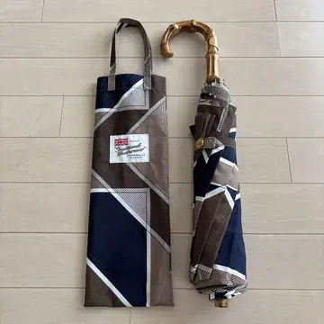 트래디셔널 웨더웨어 뱀부 접이식 양산 55cm