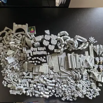 LEGO 블록 믹스 로트 화이트
