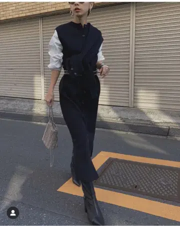 Ameri / MANY WAY DOCKING SHIRT DRESS