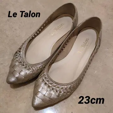 Le Talon 포인티드 사시 메쉬 플랫