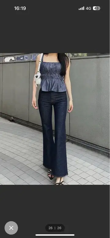 moussy MVS FLARE 원 워시 플레어 데님