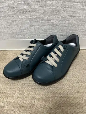 거의 새상품 아킬레스 솔보 블루그린 23.5cm EEEE