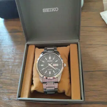 SEIKO 오토매틱 손목시계 블랙