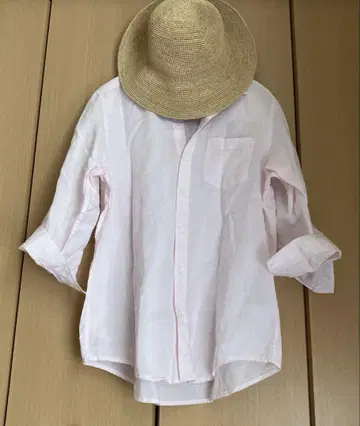 어반 리서치 소니 라벨 린넨 100% 7부 셔츠 겉옷 M