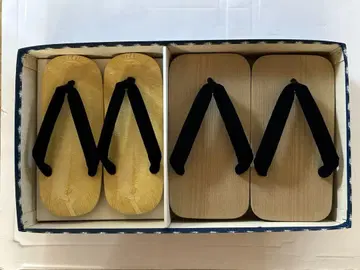 미사용 새상품 일본 나막신과 조리 세트