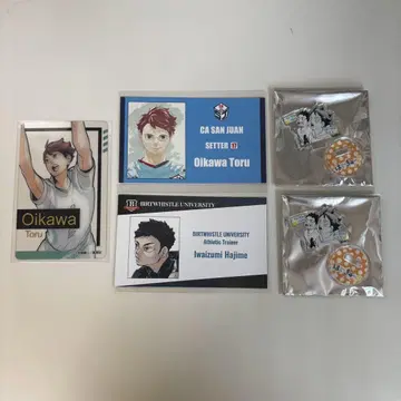 하이큐 오이카와 토오루 팬 파크 명함 카드