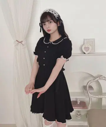 Honey Cinnamon 사이드 레이스업 원피스