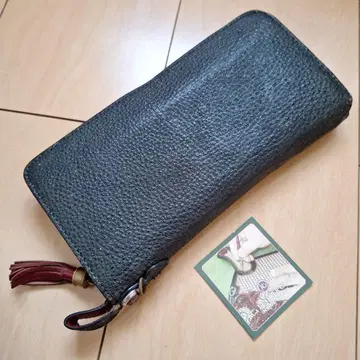 KC,s 케이시즈 히메지 블랙 가죽 네이비 나염