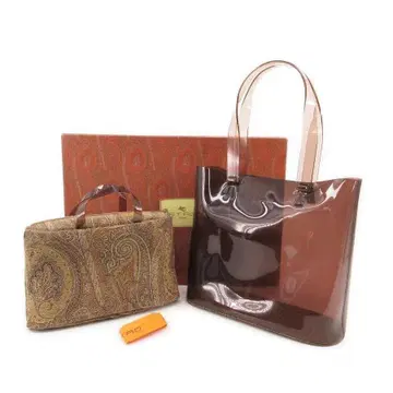 새상품급 에트로 ETRO 토트백 클리어 백 30-25050902