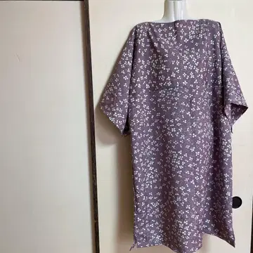 츠무기 기모노 리메이크 원피스