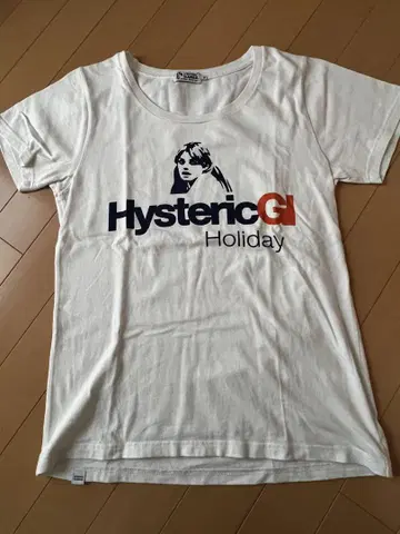 Hysteric Glamour 화이트 반팔 티셔츠