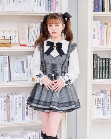 LIZLISA 튤 레이어드 셋업 그레이 공식 정품