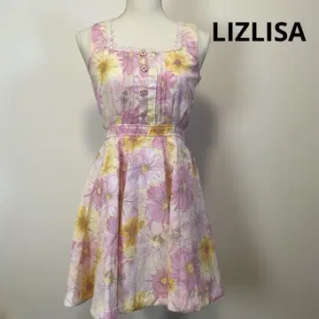 Y2K 히메 갸루 헤이세이 갸루 LIZLISA 꽃무늬 원피스