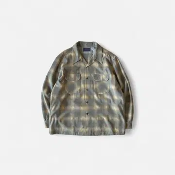 70s Pendleton Ombre Shadow Check 보드 셔츠