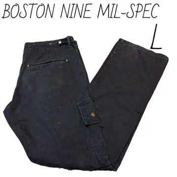 BOSTON NINE MIL-SPEC 카고 팬츠 사이즈 L 블랙