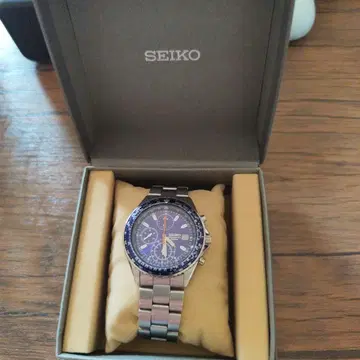 SEIKO 쿼츠 손목시계 블루