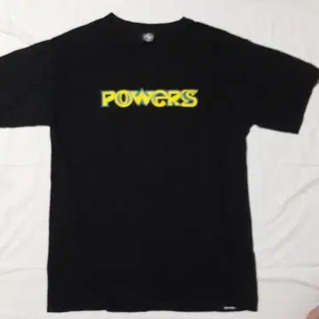 POWERS 로고 티셔츠 블랙