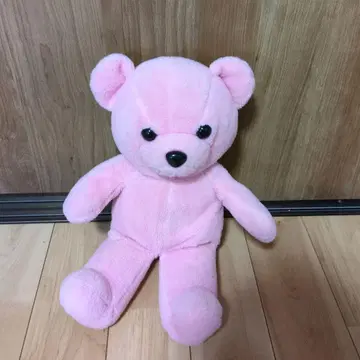 핑크 테디베어 봉제 인형