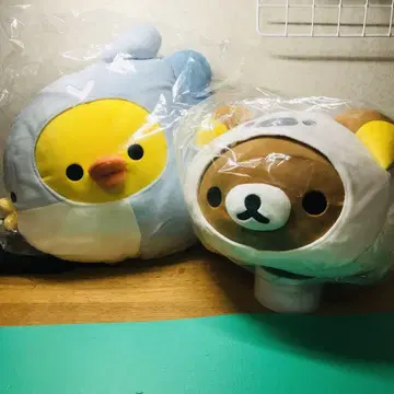 리락쿠마 키이로이토리 우미리라 봉제 인형 M 사이즈