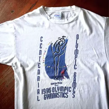 90s Hanes 올림픽 티셔츠 빈티지 USA제 애틀랜타 L