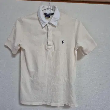 Ralph Lauren 아이보리 피케 셔츠 S/P