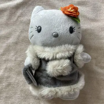 맥도날드 콜라보 헬로키티 키티 그레이 봉제 인형 레트로