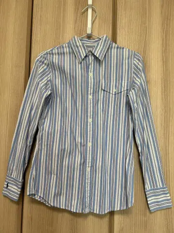 Ralph Lauren 블루 화이트 스트라이프 긴팔 셔츠 7