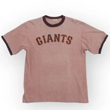90s 00s MLB 마제스틱 자이언트 링거 넥 티셔츠