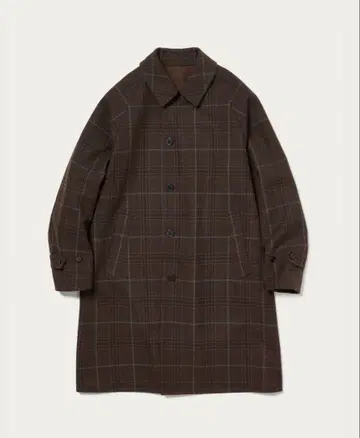 UNITED ARROWS 체스터 코트 리버서블 체크 무늬&무지