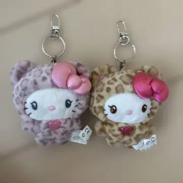헬로키티 키링 봉제 인형 갸루 곰 2마리 세트