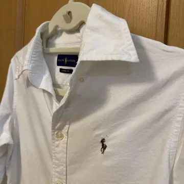 Ralph Lauren 화이트 긴팔 셔츠 S 커스텀 핏