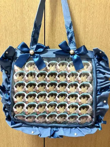 히가시 리베 마츠노 치후유 블랙 헤어 이타백 캔뱃지