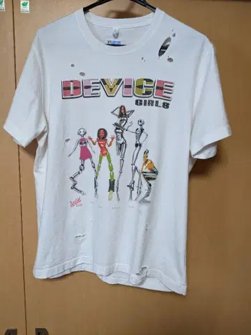 Doublet DEVICE GIRLS 티셔츠 머신 건 켈리 착용