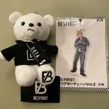 BE:FIRST SOTA 봉제 인형 & 클리어 키체인 세트