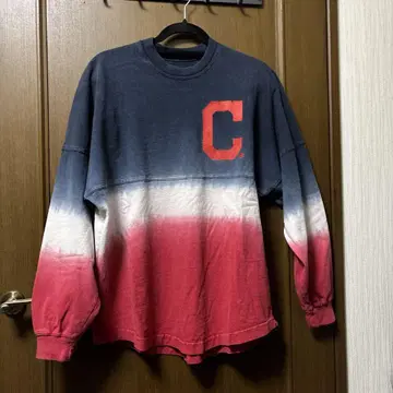 Cleveland Indians 긴팔 롱 슬리브 티셔츠 남성용 S