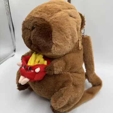 레어 카피바라 백팩 봉제 인형 백 감자 포함 럭색