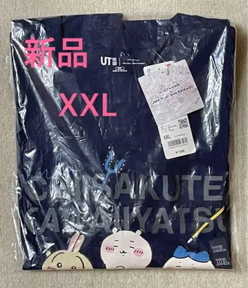 [새상품 택 포함] 치이카와 x 나가노의 곰 UT XXL 여성용 네이비
