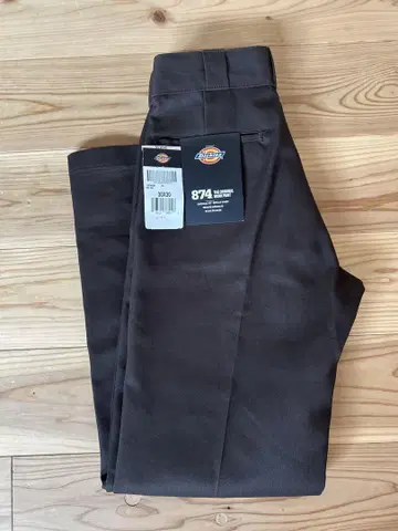 Dickies 874 오리지널 워크 핏 다크 브라운