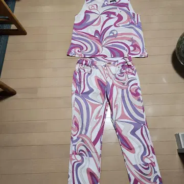 Anne Coquine 셋업 탱크탑과 팬츠