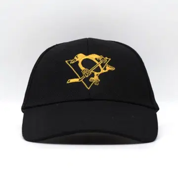 NHL 펭귄스 골즈 파운데이션 자수 캡 구제 의류 블랙