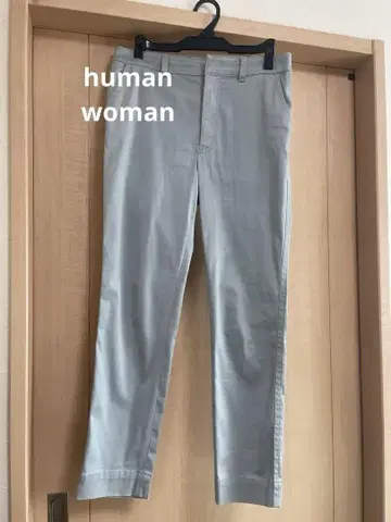 human woman 라이트 그레이 팬츠 L 사이즈