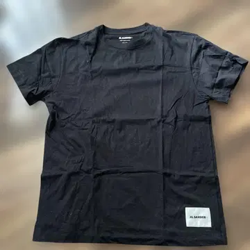 JIL SANDER+ 블랙 티셔츠
