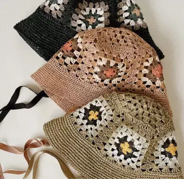 그라니 스퀘어 버킷 햇 orient millinery