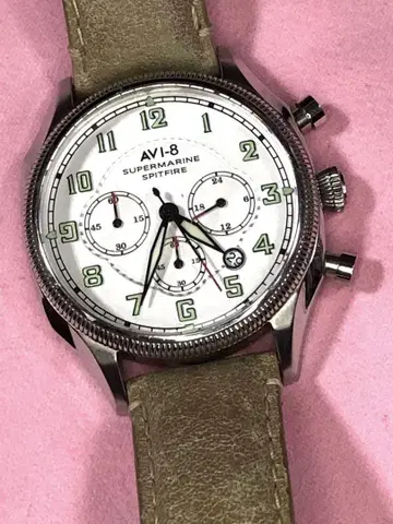 남성용 손목시계 AVI-8 작동 새 배터리 정크