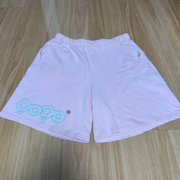 9090 로고 핑크 숏 팬츠