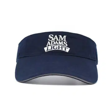 SAM ADAMS LIGHT 맥주 자수 선바이저 구제 의류 네이비